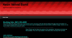 Desktop Screenshot of neonvelvetband.com